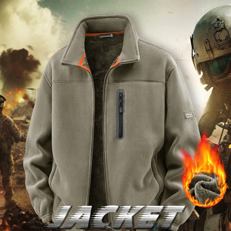 Men's Polar Fleece Outdoor Jacket – Warm & Comfortable