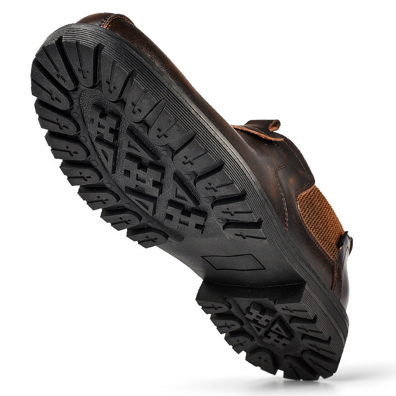 Men's Genuine Leather Loafers – Casual Comfort Shoes
