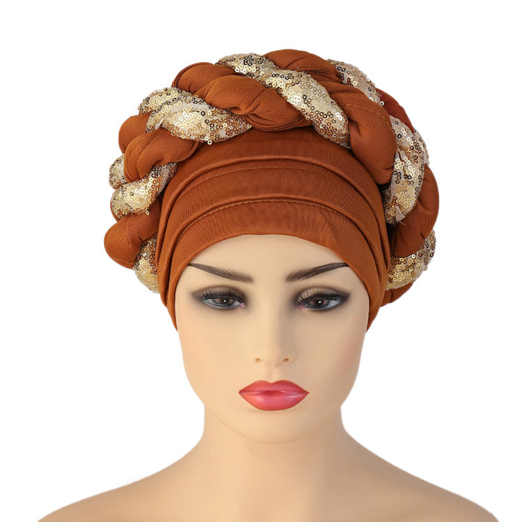 African Women's Ethnic Headwrap Turban Hat