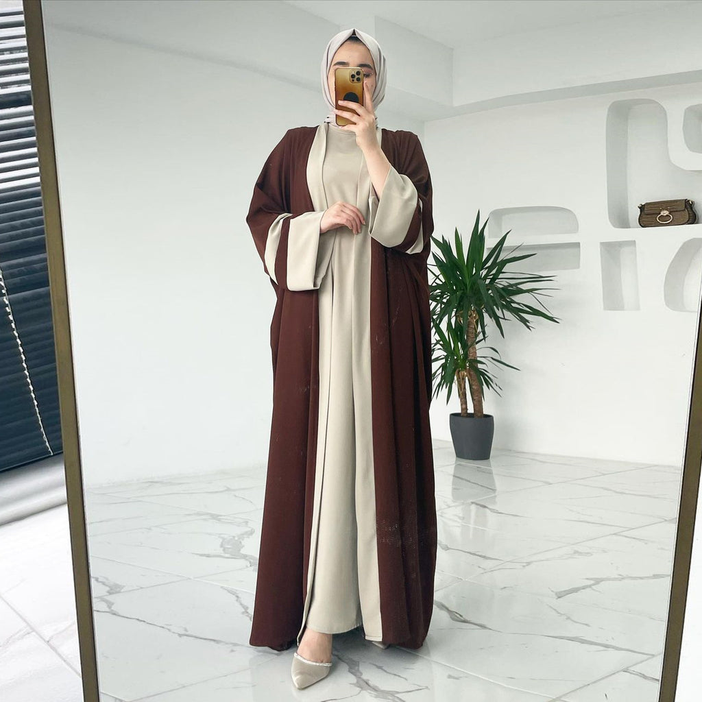 Women's Modest Two-Piece Maxi Dress Set 2026