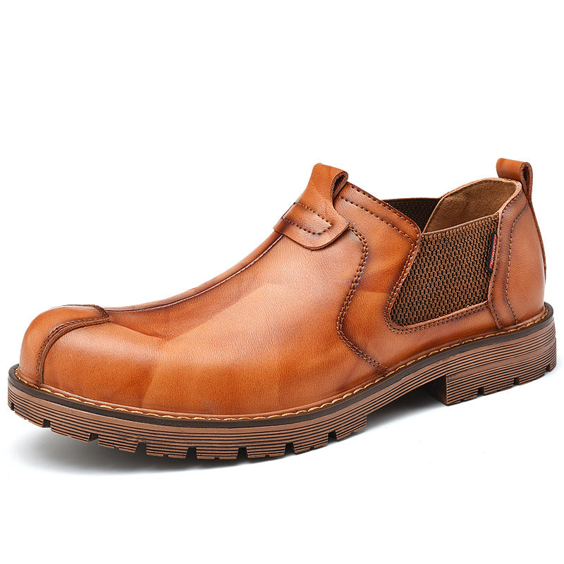Men's Genuine Leather Loafers – Casual Comfort Shoes