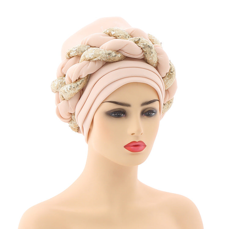 African Women's Ethnic Headwrap Turban Hat