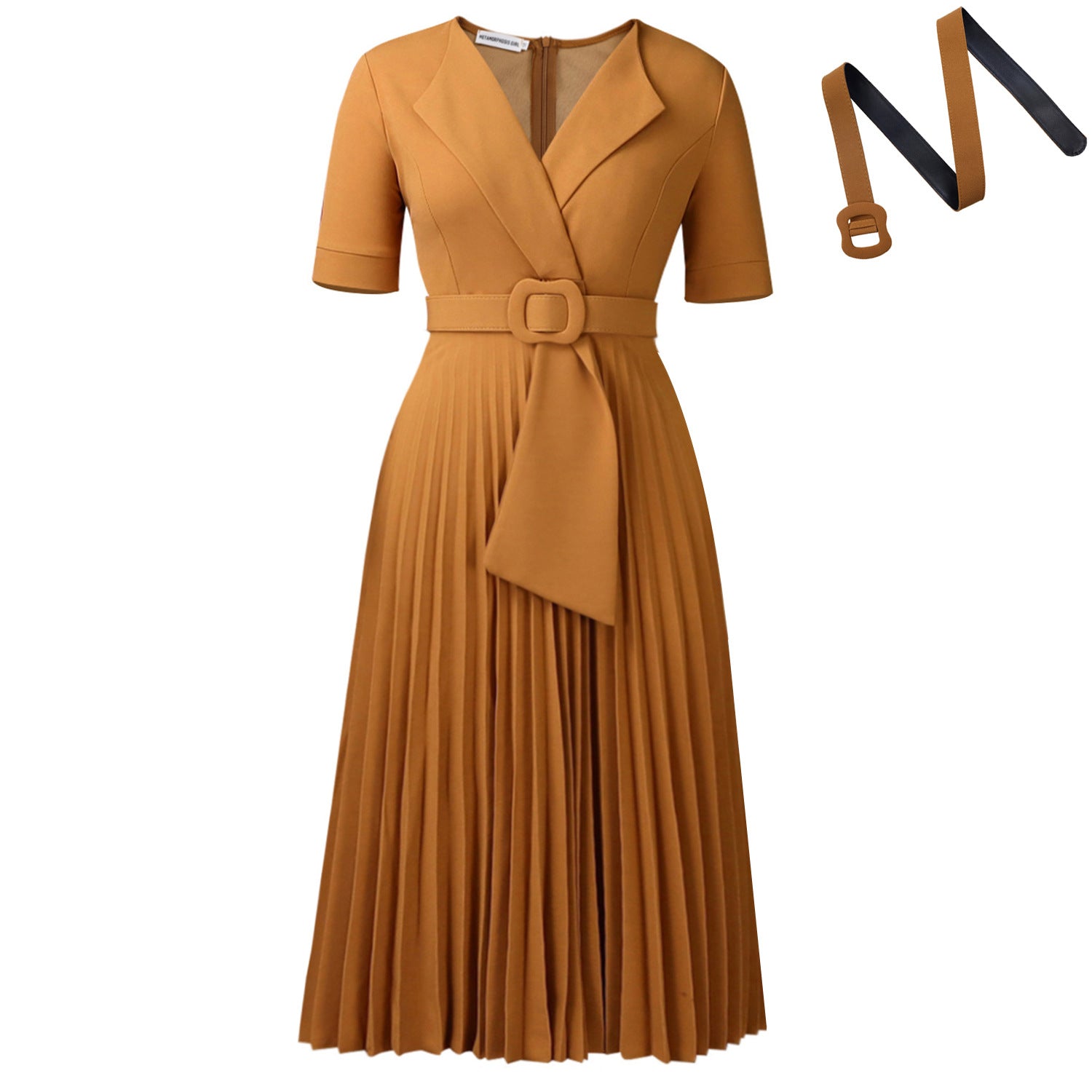 Women's Plus-Size High-Waisted African Dress