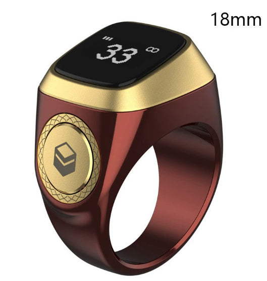 Smart Tasbih Ring – Digital Dhikr Counter with Bluetooth