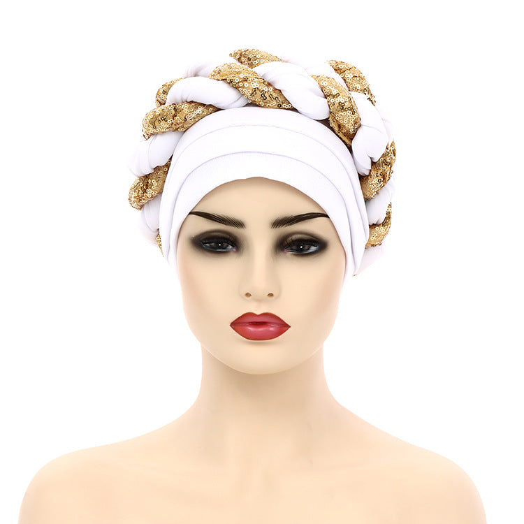 African Women's Ethnic Headwrap Turban Hat