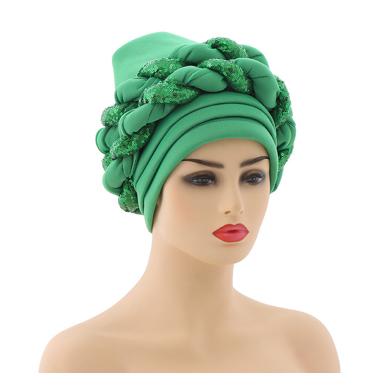 African Women's Ethnic Headwrap Turban Hat