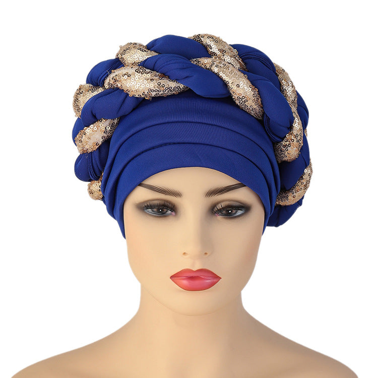African Women's Ethnic Headwrap Turban Hat
