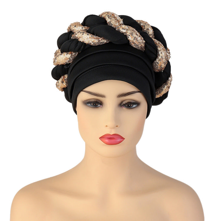 African Women's Ethnic Headwrap Turban Hat