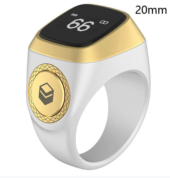 Smart Tasbih Ring – Digital Dhikr Counter with Bluetooth