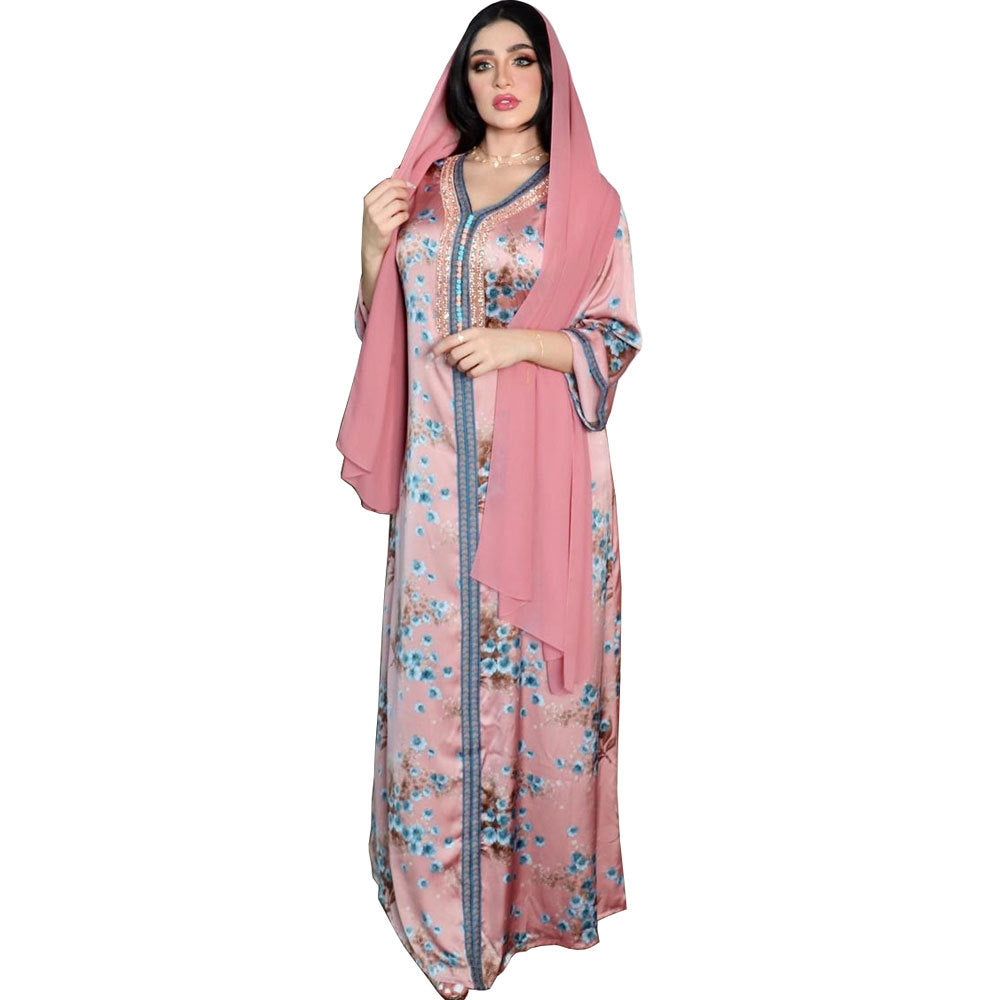 New Hot Diamond Modern Print Dress