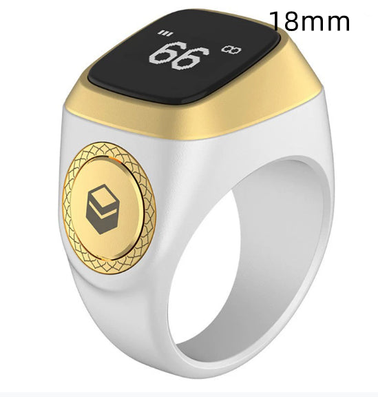 Smart Tasbih Ring – Digital Dhikr Counter with Bluetooth