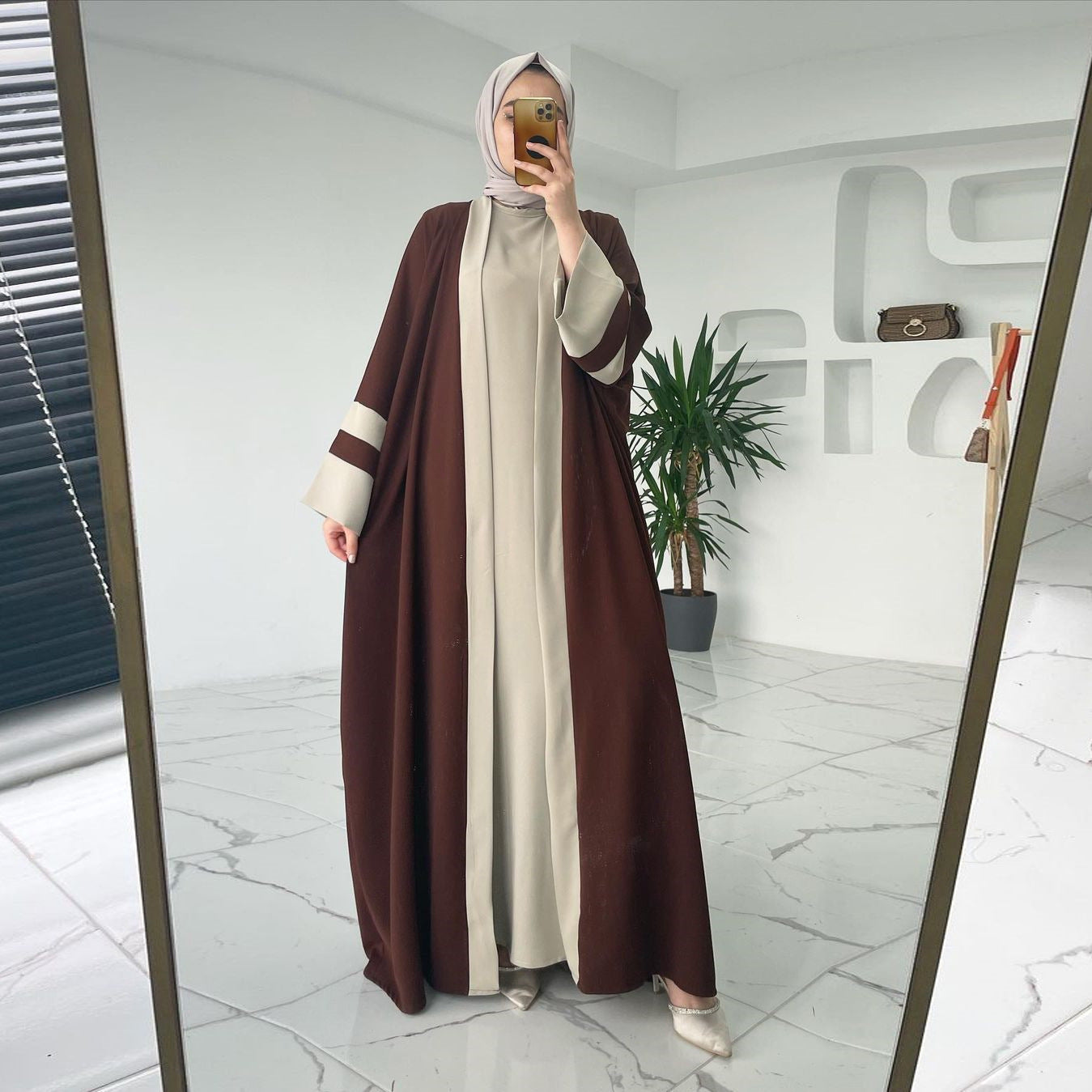 Women's Modest Two-Piece Maxi Dress Set 2026