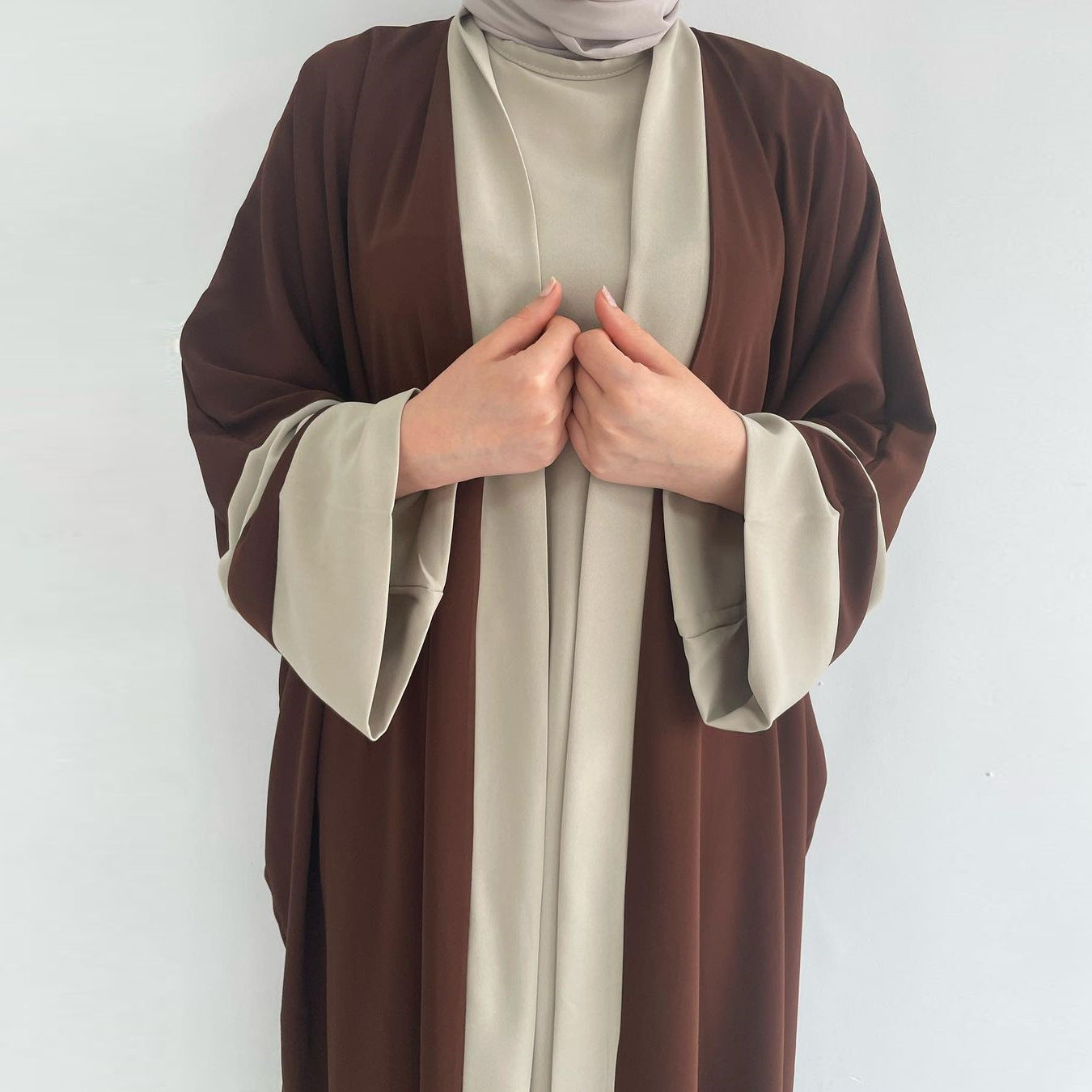 Women's Modest Two-Piece Maxi Dress Set 2026