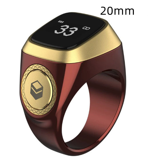 Smart Tasbih Ring – Digital Dhikr Counter with Bluetooth